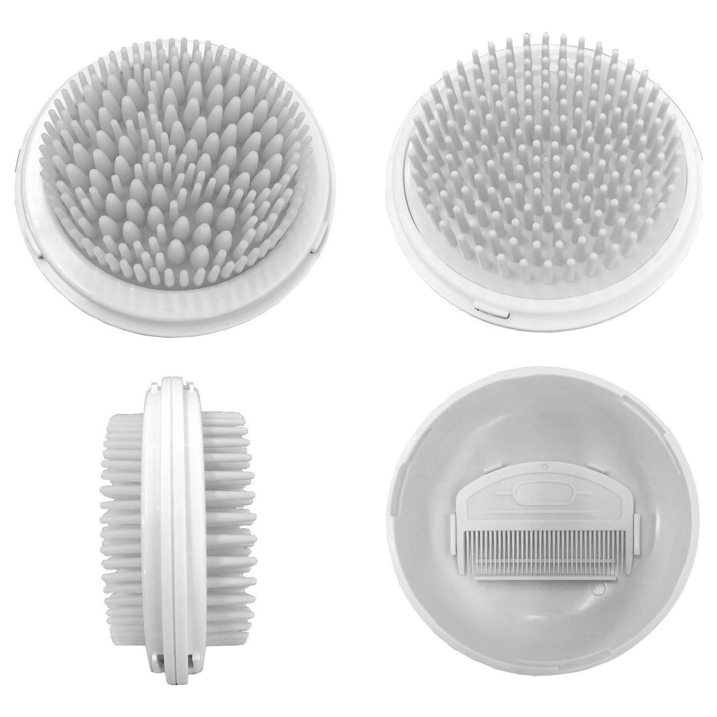 Pet Life ® 'Bravel' 3-in-1 Travel Pocketed Dual Grooming Brush and Pet Comb