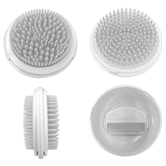'Bravel' 3-in-1 Travel Pocketed Dual Grooming Brush and Pet Comb