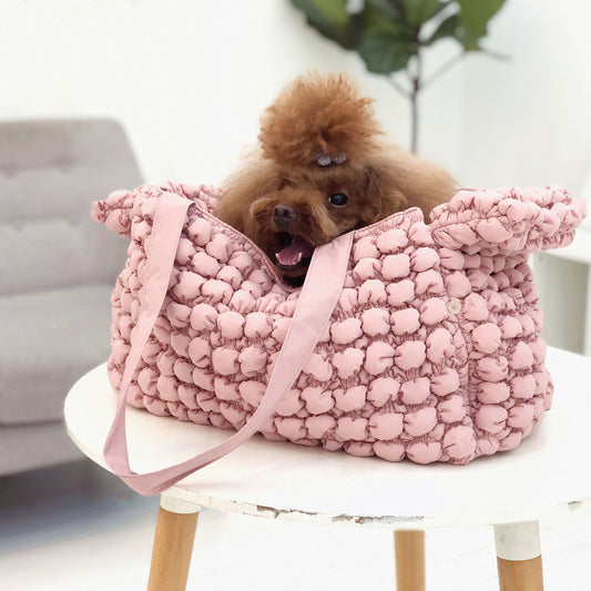'Bubble Vogue' Ultra-Plush Fashion Designer Pet Carrier