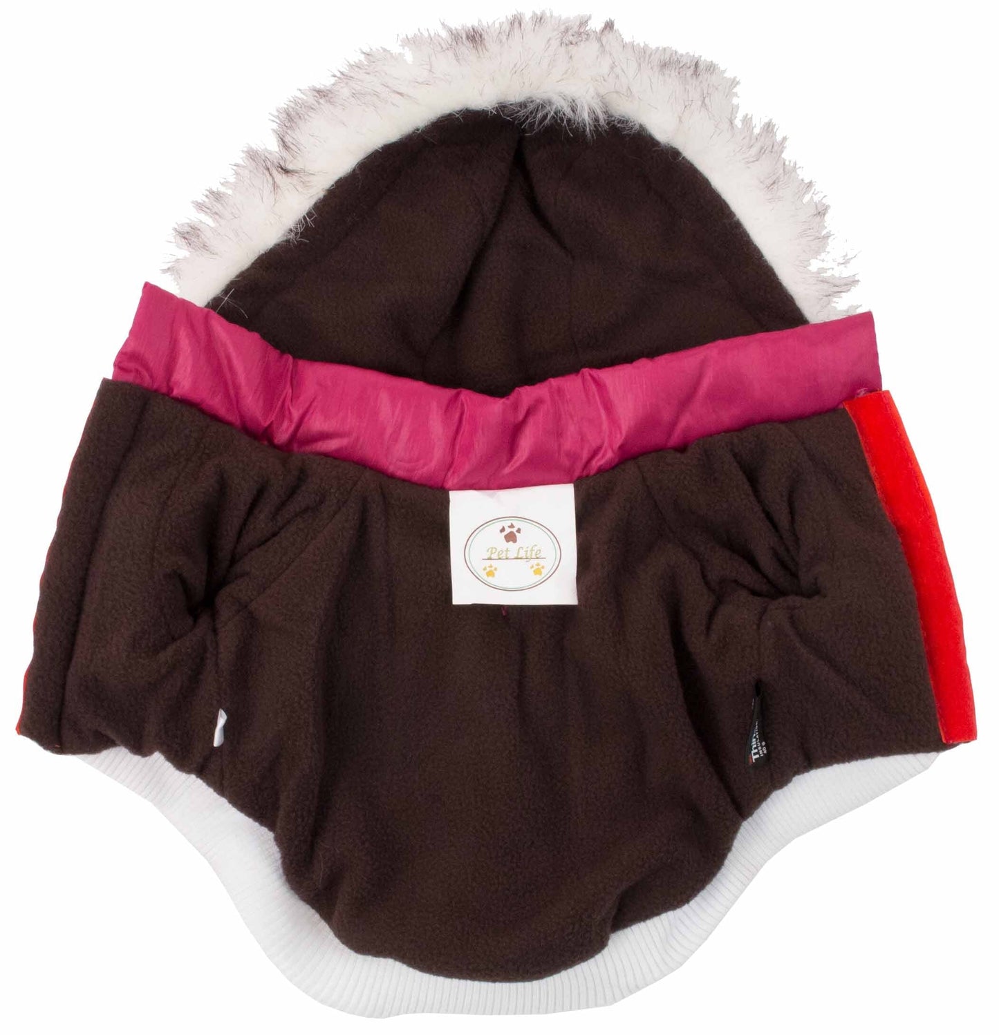 Pet Life ® Classic Metallic Fashion 3M Insulated Dog Coat Parka  w/ Removable Hood
