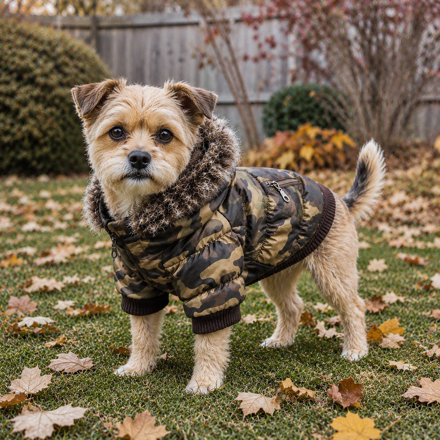 Pet Life ® Classic Metallic Fashion 3M Insulated Dog Coat Parka  w/ Removable Hood