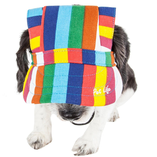 dog-floral-hat-colorful-uv-protection-summer-sunshade-cap-luxury-view-2 | Majestic Pet Kingdom