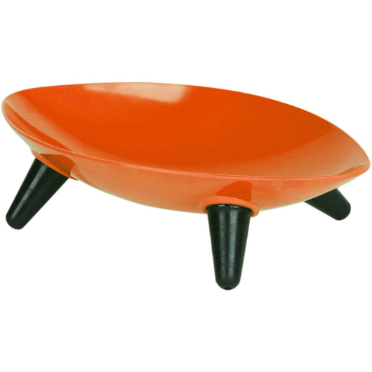 Pet Life ® 'Couture Sculptured' Dishwasher Safe Melamine Pet Bowl - Detail Angle 2 | Majestic Pet Kingdom