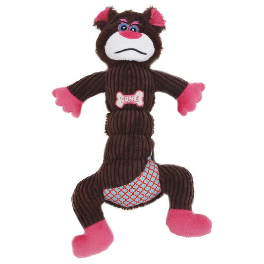 Dog Plush Toy Cuddle Plush Breathable Mesh Squeaker Chewer