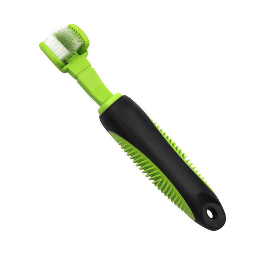 Dog Toothbrush Denta-Clean Dual-Sided Action Bristle Cleaner - Main Feature View | Majestic Pet Kingdom