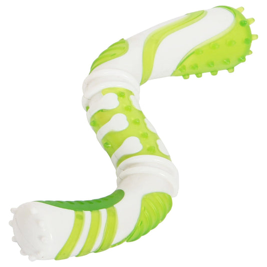 Dog Chew Toy Denta-Twist TPR Durable Teeth Cleaning Chewer