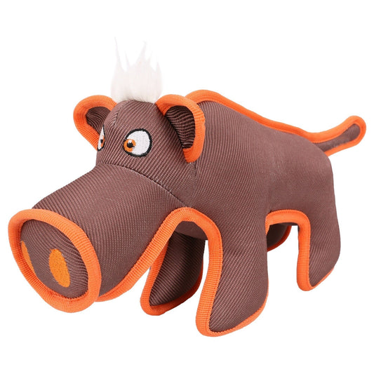 Dog Plush Toy Dura-Chew Animal Nylon Squeaky Fetch Chew Play
