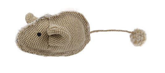 'Pompom Tailed' Durable Cat and Mouse Plush Cat Toy