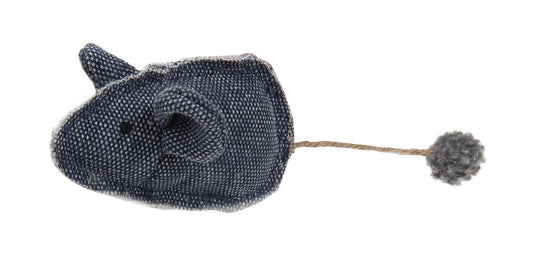 'Pompom Tailed' Durable Cat and Mouse Plush Cat Toy