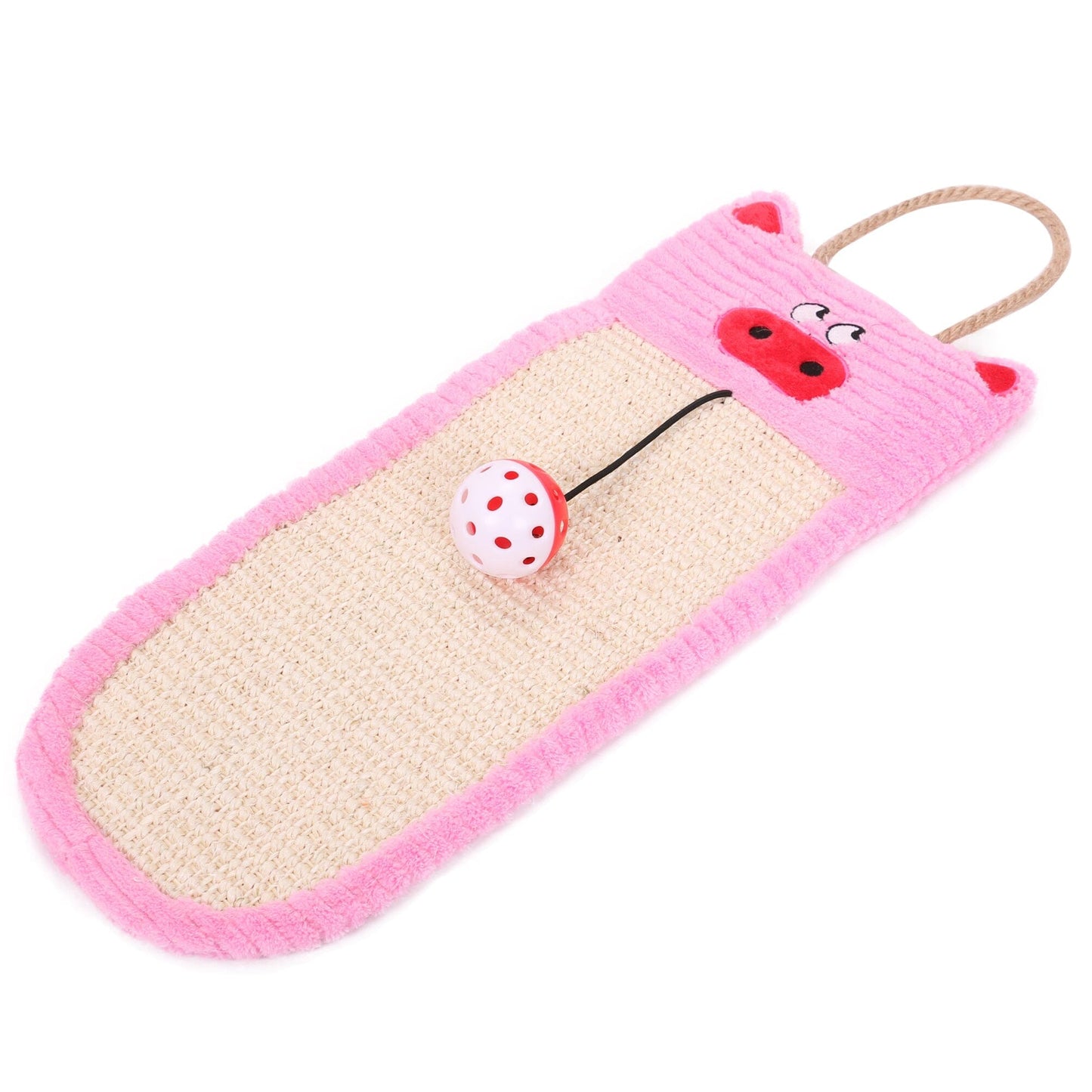 Pet Life ® Eco-Natural Sisal and Jute Hanging Carpet Cat Scratcher