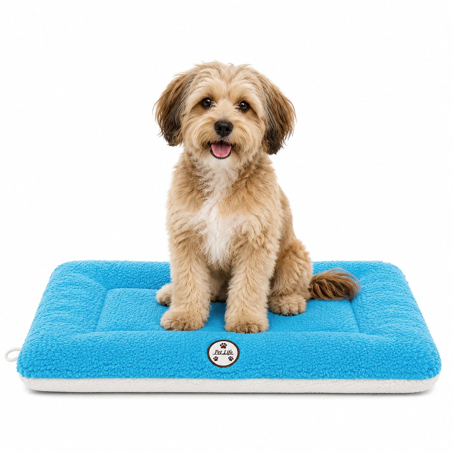 Pet Life ® 'Eco-Paw' Reversible Eco-Friendly Recyclabled Polyfill Fashion Designer Pet Dog Bed Mat Lounge
