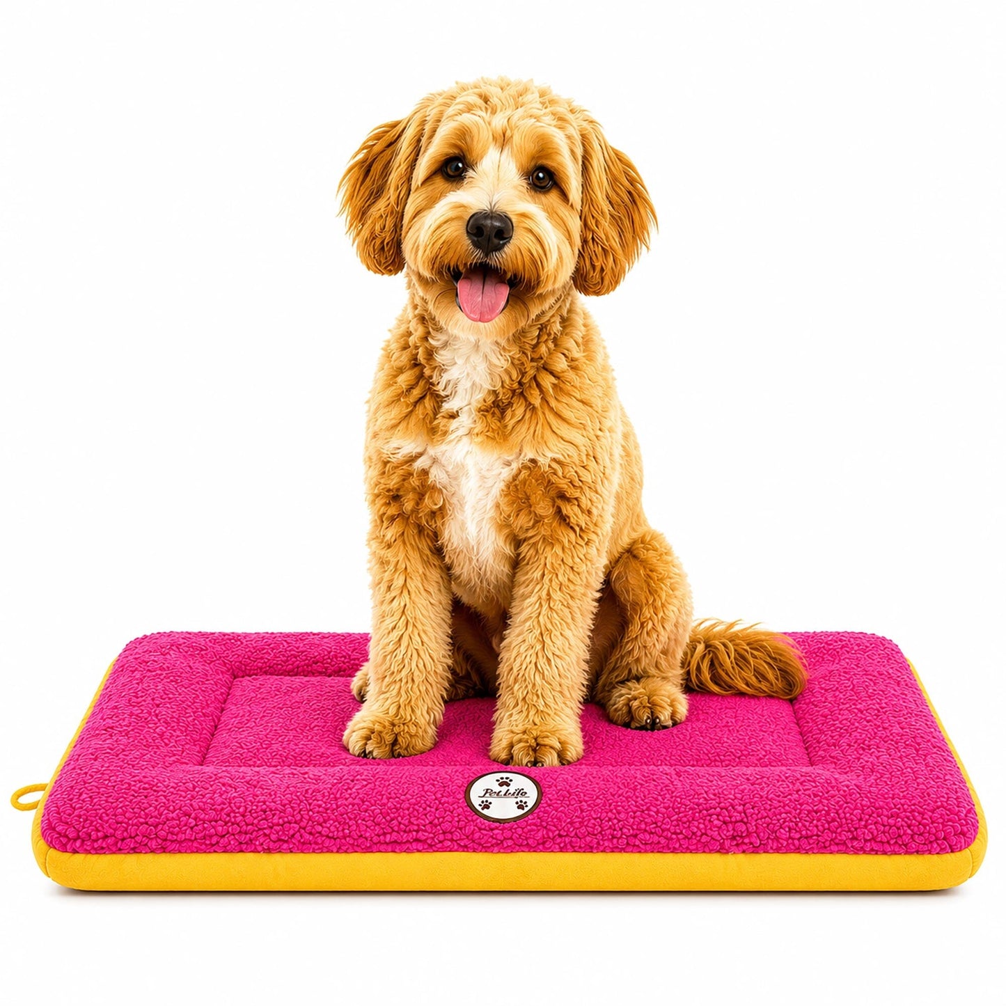 Pet Life ® 'Eco-Paw' Reversible Eco-Friendly Recyclabled Polyfill Fashion Designer Pet Dog Bed Mat Lounge