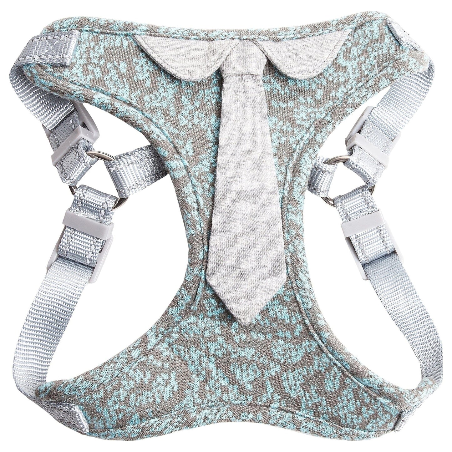 Pet Life ®  'Fidomite' Mesh Reversed and Adjustable Fashion Dog Harness W/ Designer Neck Tie