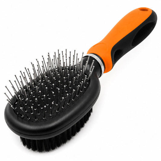 Flex Series 2-in-1 Dual-Sided Pin and Bristle Grooming Pet Brush