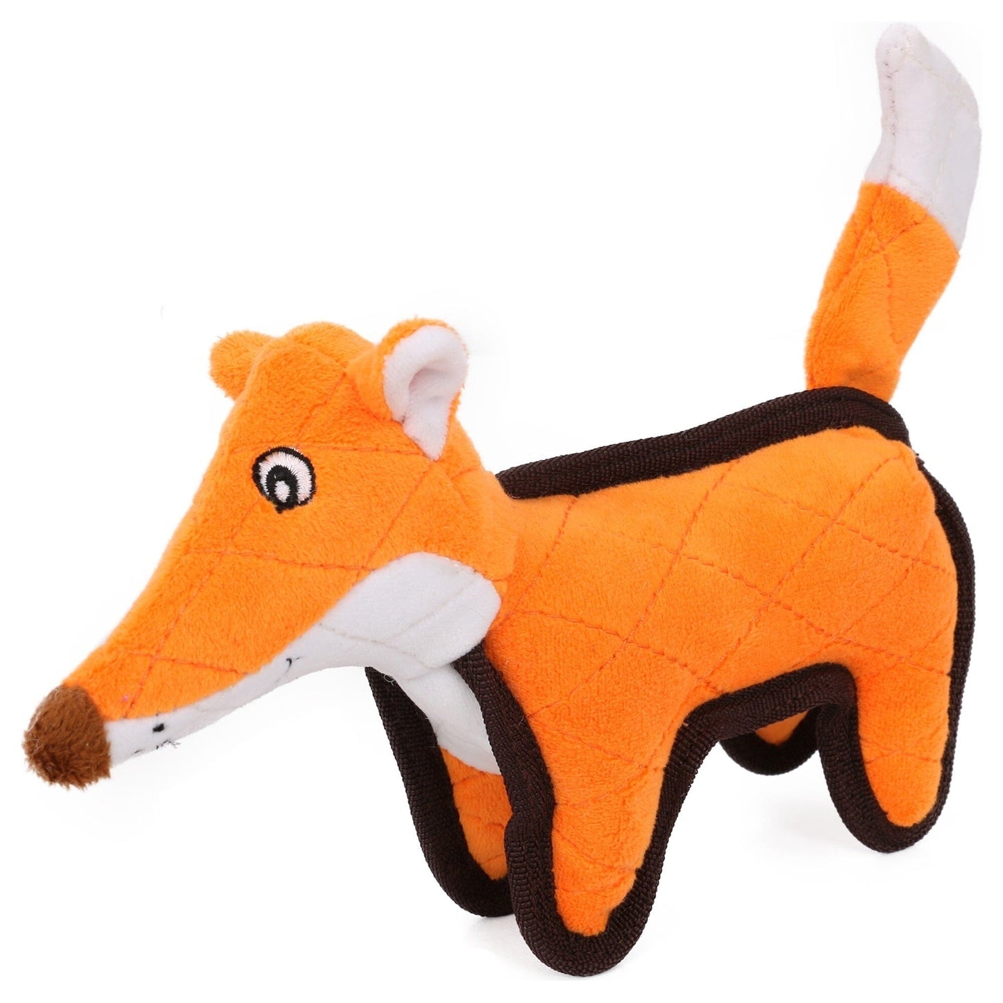 Pet Life ® 'Foxy-Tail' Animated Nylon Quilted Squeaker Plush Dog Toy