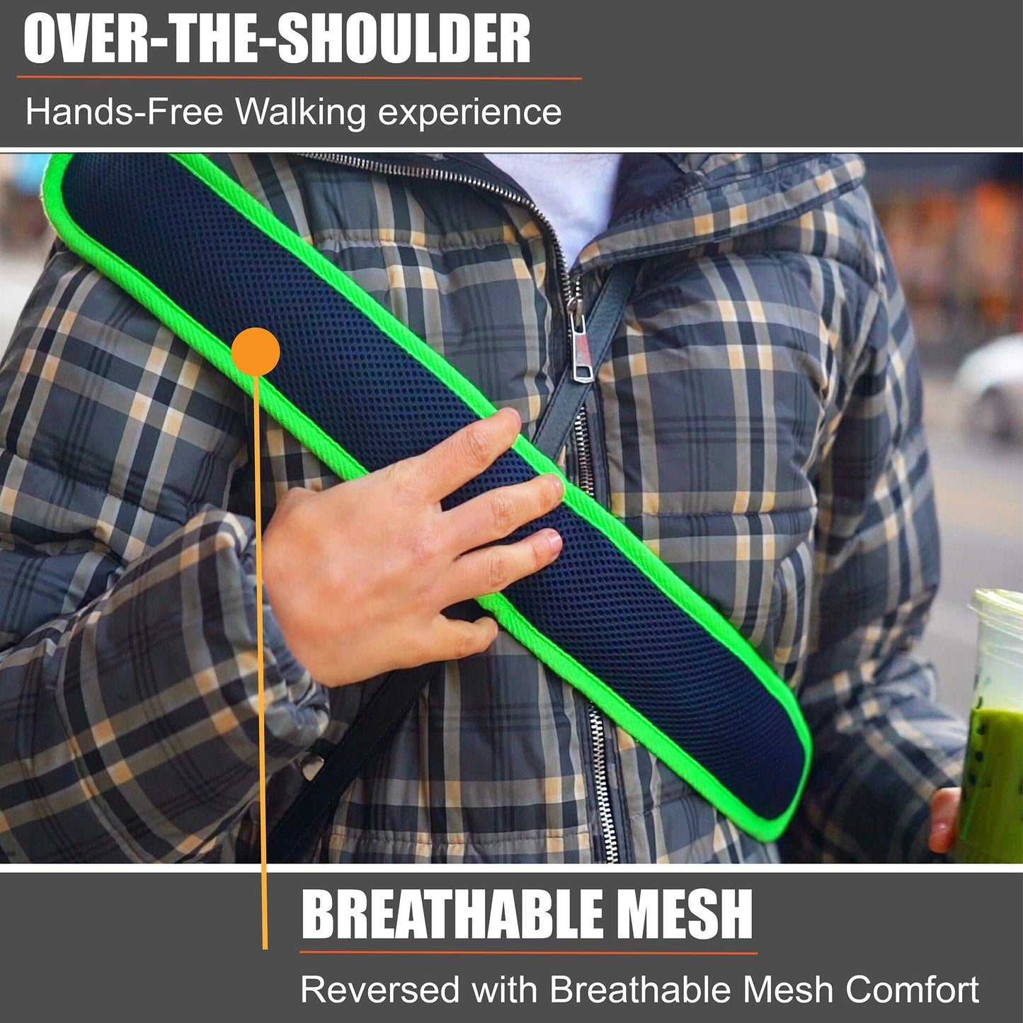 Pet Life ®  'Free-Fetcher' Hands Free Over-The-Shoulder Shock Absorbent Dog Leash