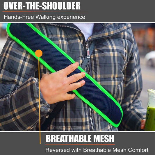 hs-free-dog-leash-over-shoulder-shock-absorbing-luxury-view-2 | Majestic Pet Kingdom