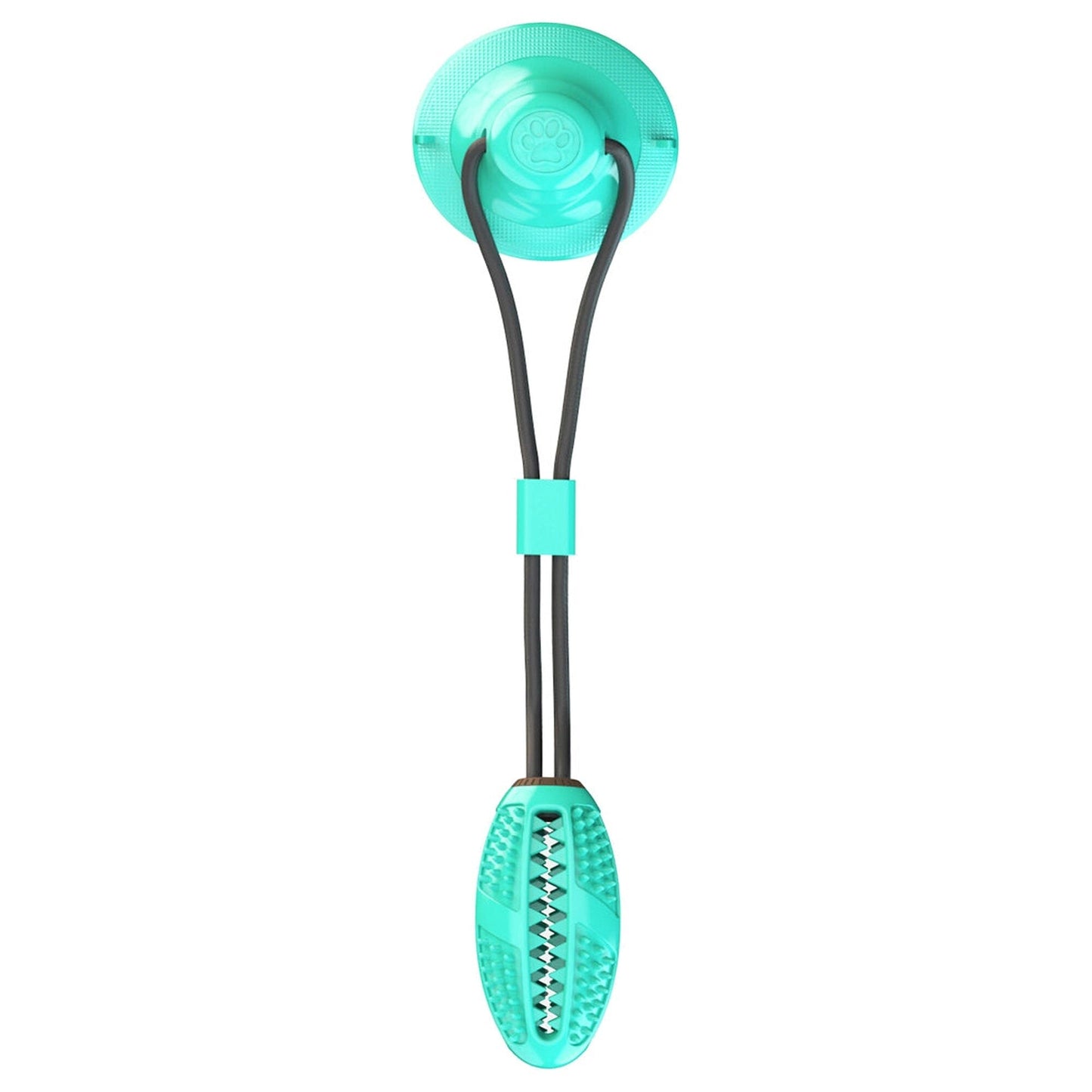 Pet Life ® 'Grip N' Play' Treat Dispensing Football Shaped Suction Cup Dog Toy