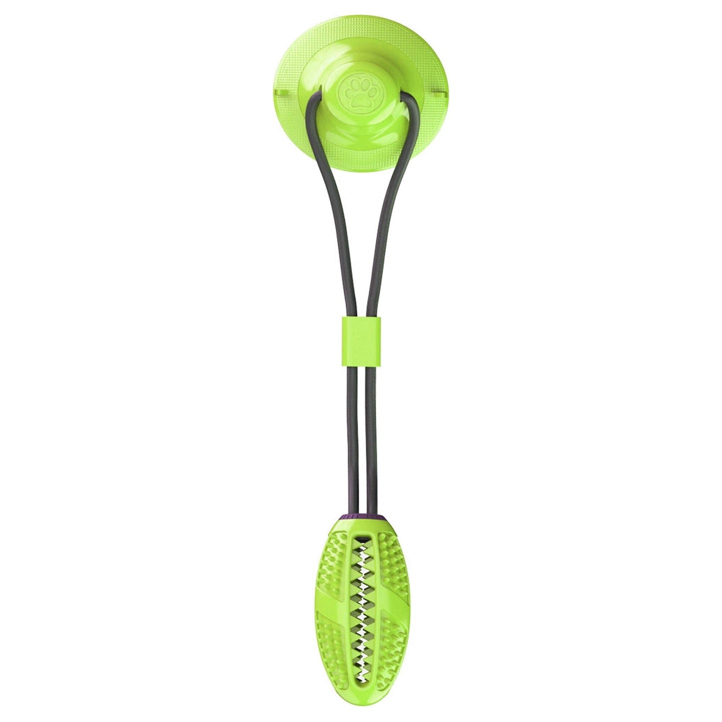 Pet Life ® 'Grip N' Play' Treat Dispensing Football Shaped Suction Cup Dog Toy