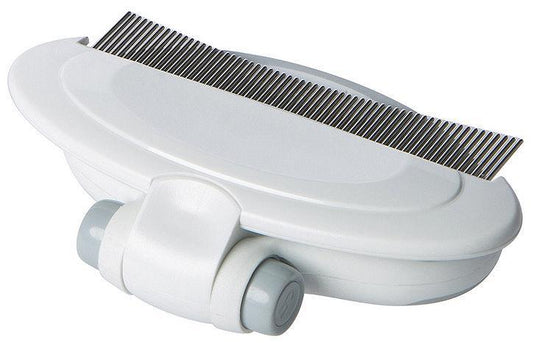 'Gyrater' Travel Swivel Curved Pet Grooming Pin Comb