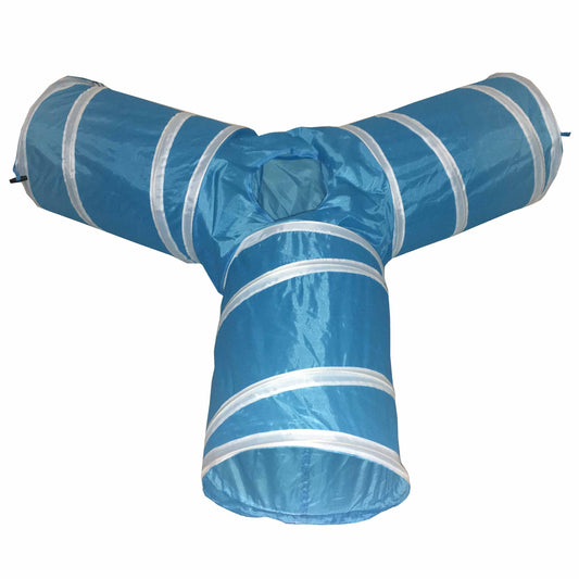 'Kitting-Go-Seek' Collapsible Folding Travel 3-way Kitty Cat Tunnel