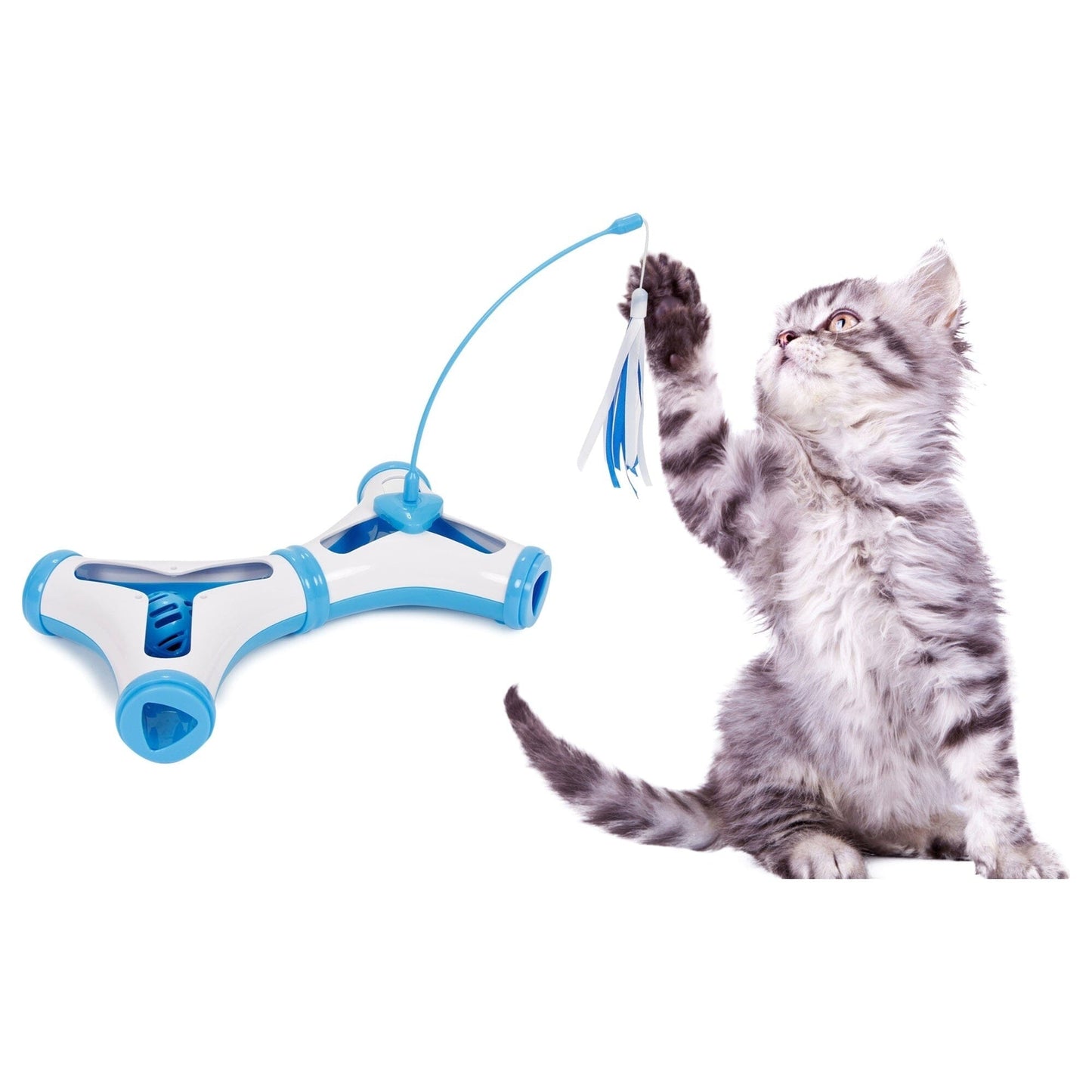 Pet Life ® 'Kitty-Tease' Interactive Teaser Kitty Cat Puzzle Toy