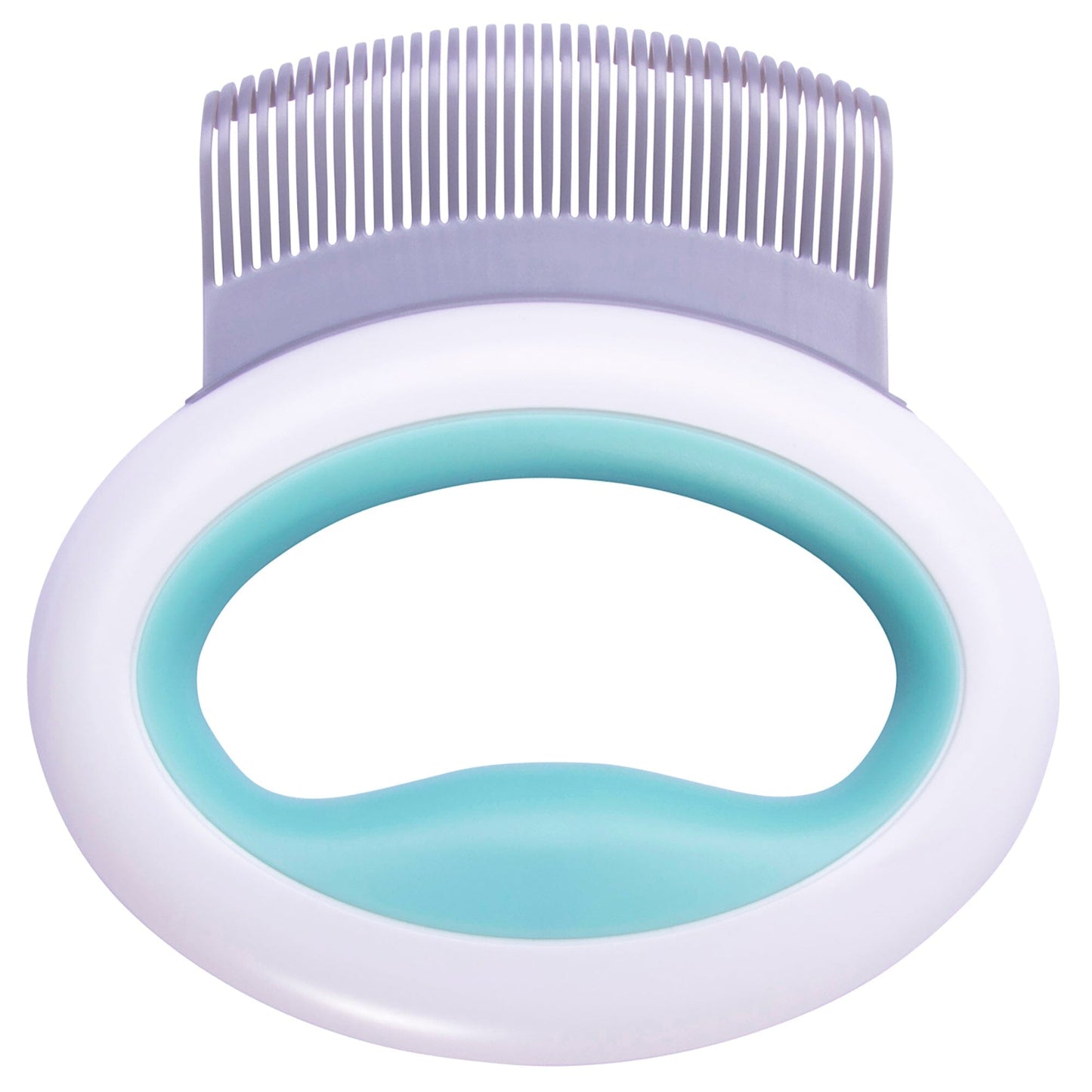 Pet Life ® 'Knuckler' Handheld Travel Flexible Grooming Pet Rake Comb