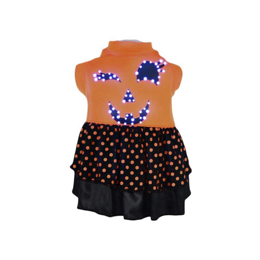 dog-halloween-costume-led-light-up-hooded-dress-sweater-luxury-view-1 | Majestic Pet Kingdom