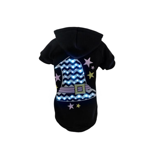 dog-costume-sweater-led-light-up-magic-hat-hoodie-classi-luxury-view-1 | Majestic Pet Kingdom