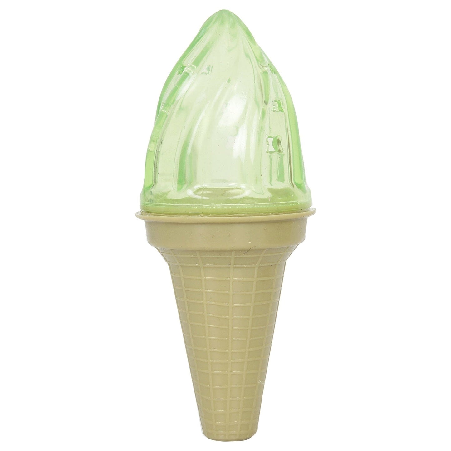 Pet Life ® 'Lick & Gnaw' Ice Cream Cone Freezable and Chewable Tossing Waterproof Floating Pet Dog Toy w/ Insertable Treat pocket