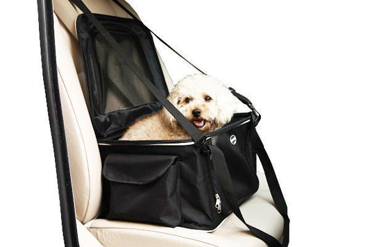 Lightweight Collapsible Safety Travel Wire Folding Pet Dog Car Seat Carseat Carrier Crate
