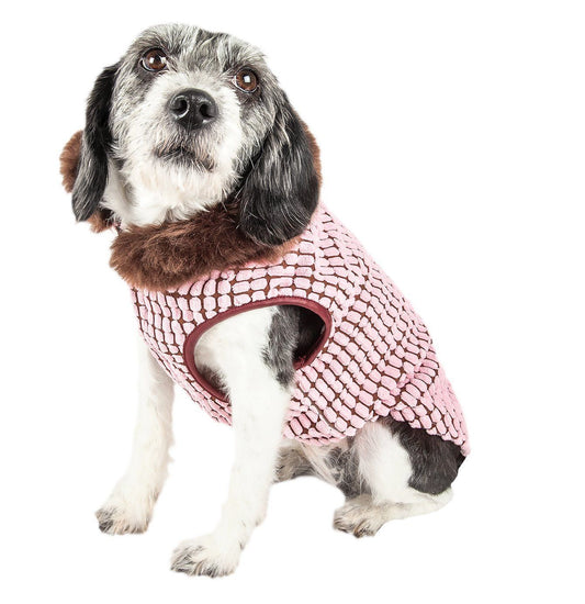dog-fur-coat-luxury-mink-box-stitched-warm-winter-jacket-luxury-view-1 | Majestic Pet Kingdom