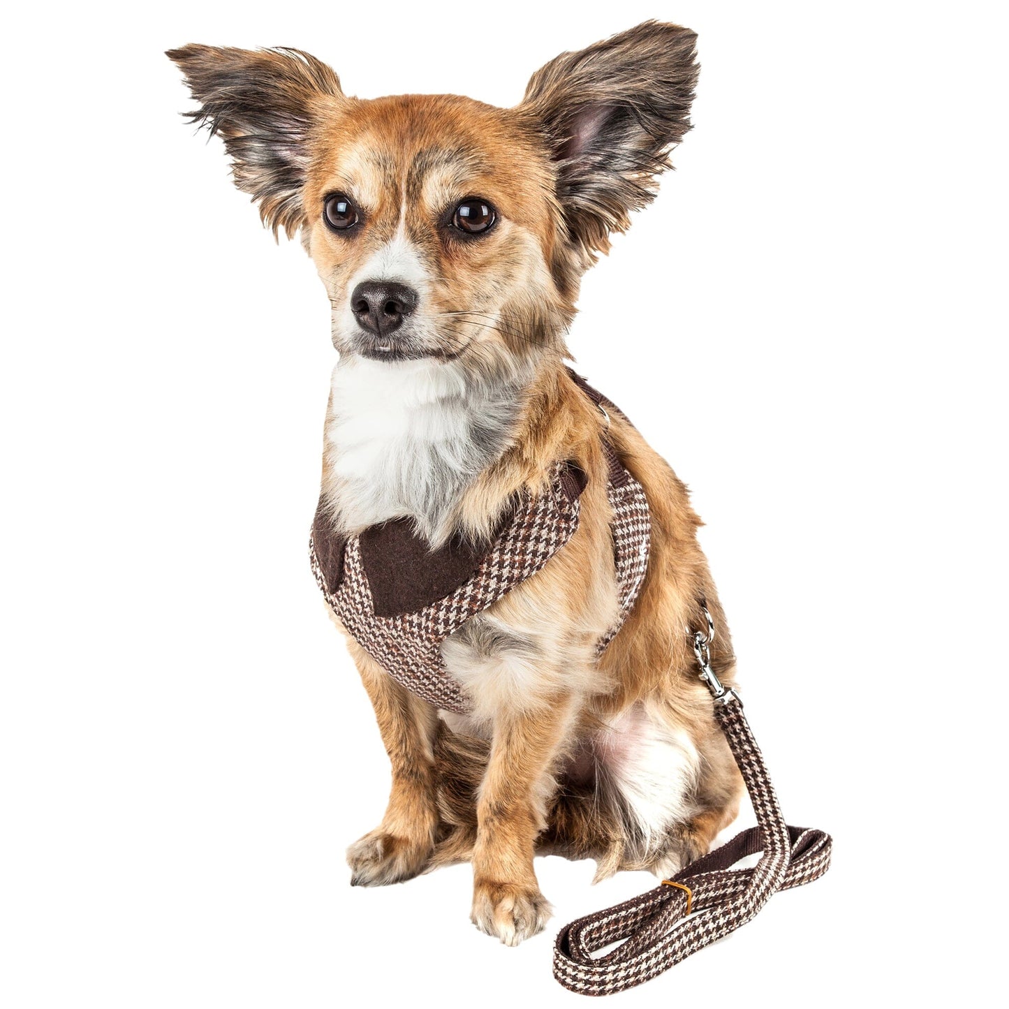 Pet Life ®  Luxe 'Houndsome' 2-In-1 Adjustable Designer Dog Harness and Leash
