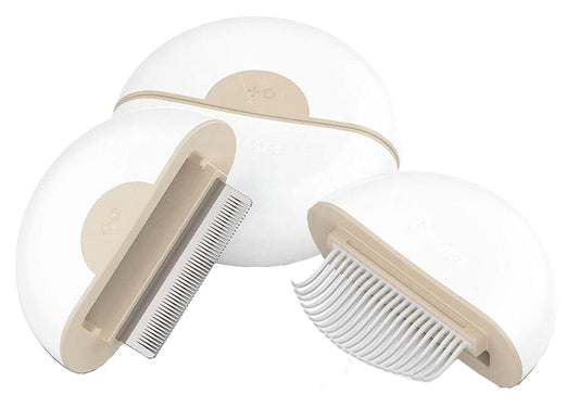 'LYNX' 2-in-1 Travel Connecting Grooming Pet Comb and Deshedder