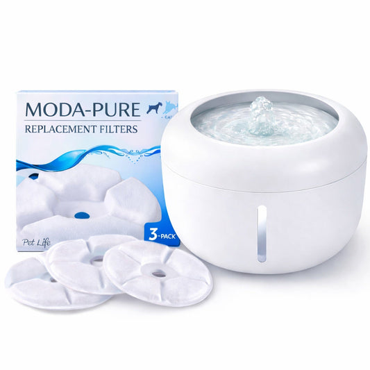 Pet Water Filters Moda-Pure Fountain Carbon Cartridges 3-Pack