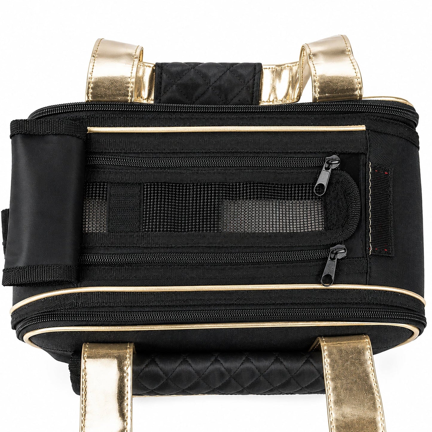 Pet Life ® Mystique Airline Approved Fashion Designer Travel Pet Dog Carrier w/ Pouch