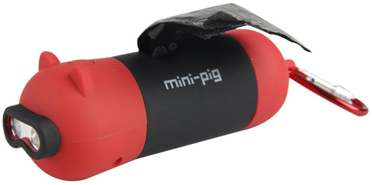 'Oink' LED Flashlight and Waste Bag Dispenser