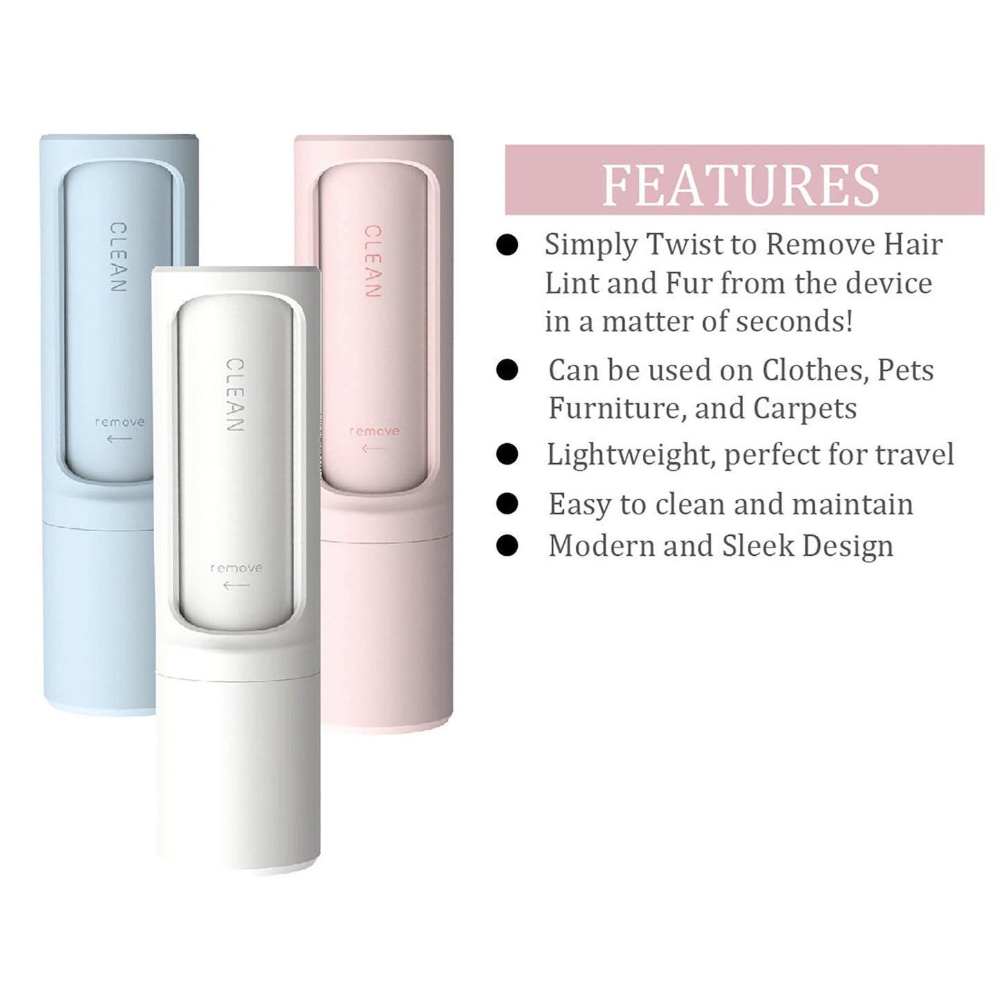 Pet Life ® 'Orotund' Magical Lint and Pet Hair Removal Brush