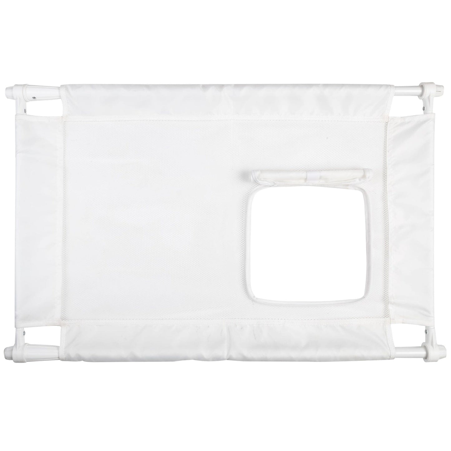 Pet Life ® 'Porta Gate' Anti-Drilling Nylon Mesh Collapsible Folding Travel Safety Pet Cat Dog Gate w/ Zippered Entrance