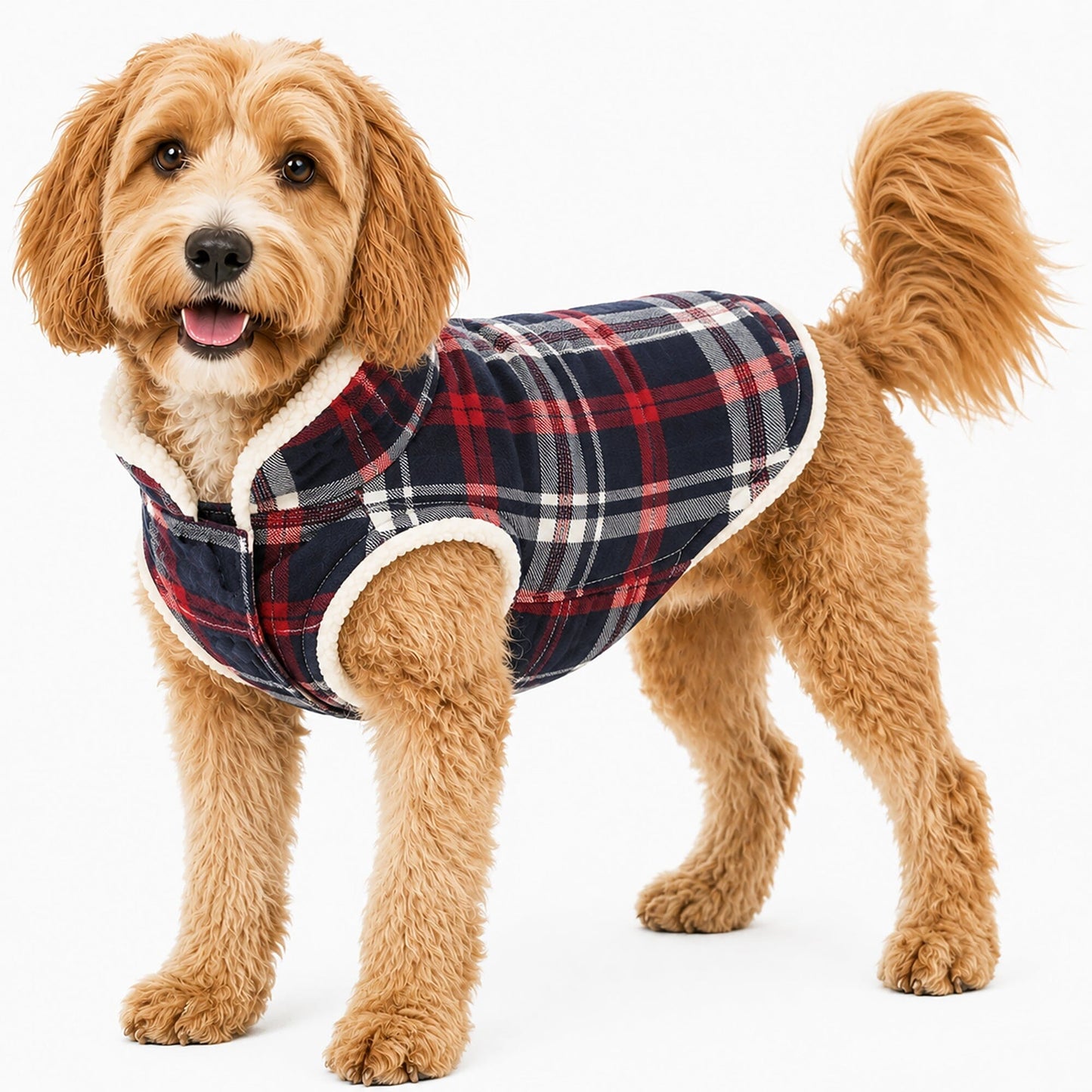 Pet Life ® 'Puddler' Classical Insulated Fashion Plaid Dog Coat