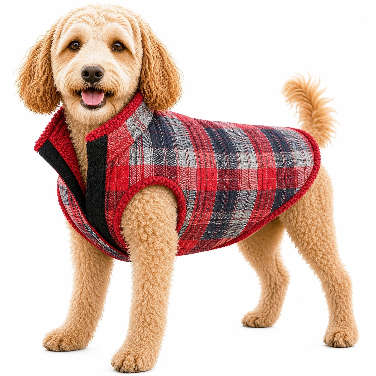 Pet Life ® 'Scotty' Tartan Classical Insulated Fashion Plaid Dog Coat