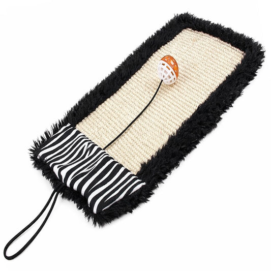 Cat Scratcher Scrape-Away Sisal and Jute Hanging Carpet Toy