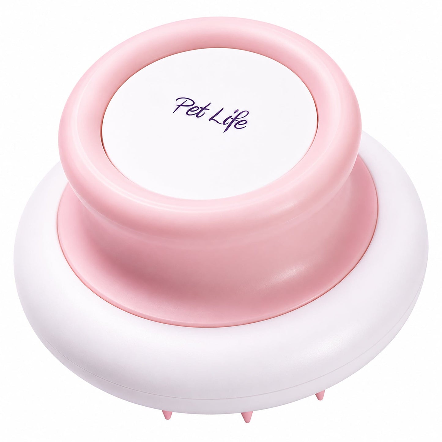 Pet Life ® 'Scwubba' Handheld Bathing Brushing and Massaging Soft Flexible Grooming Pet Comb