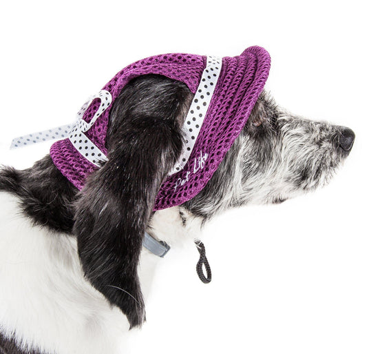 dog-mesh-sun-hat-uv-protectant-wide-brim-summer-beach-cap-luxury-view-1 | Majestic Pet Kingdom