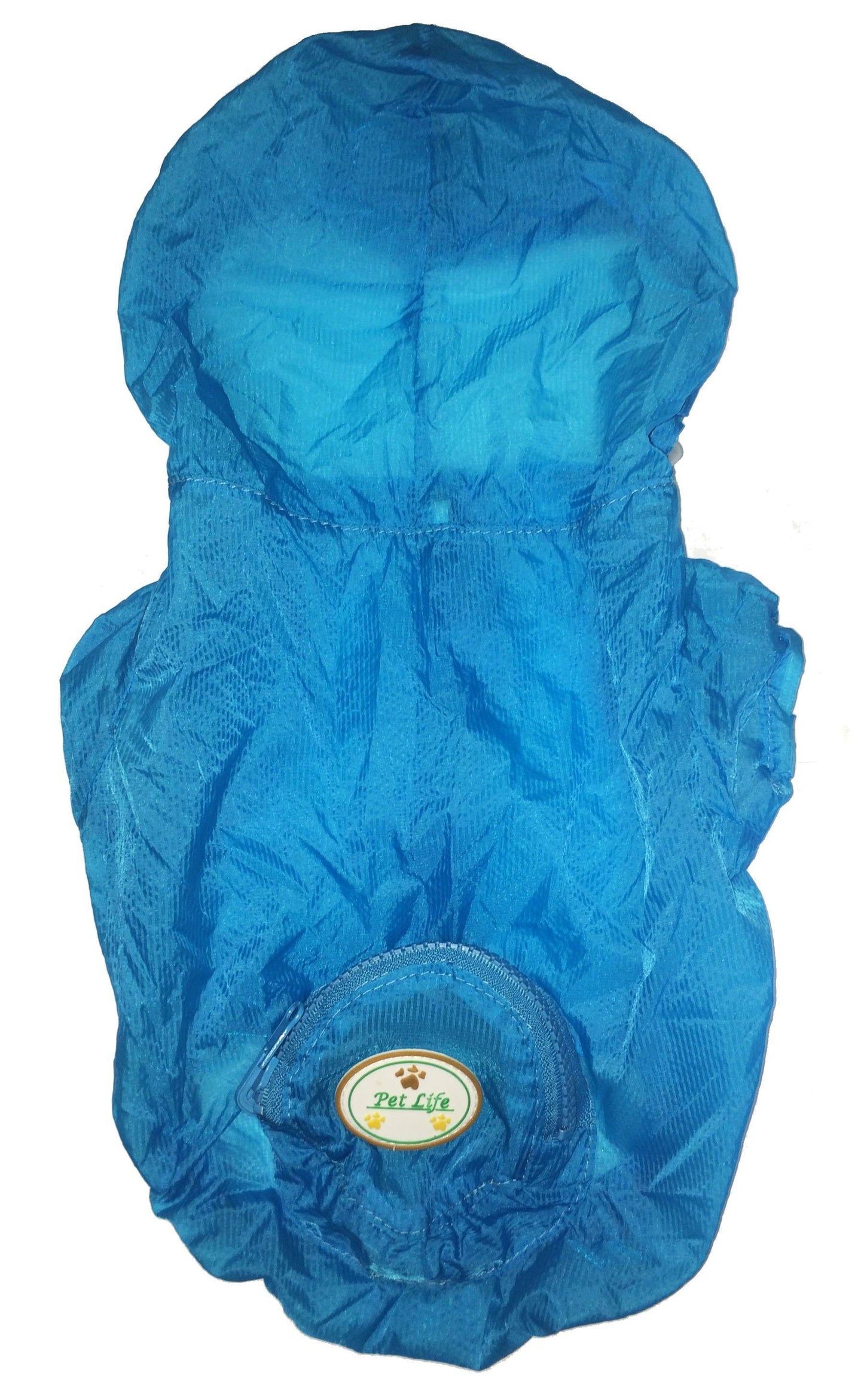 Pet Life ® 'Thunder Paw' Ultimate Waterproof Collapsible Multi-Adjustable Travel Dog Raincoat