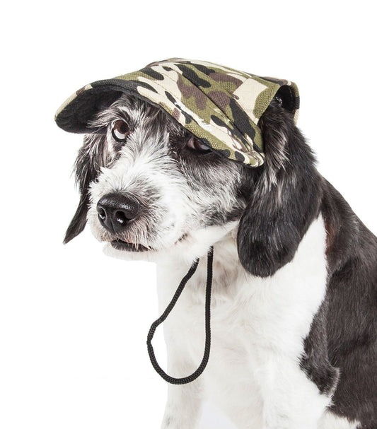 dog-camo-hat-uv-protection-adjustable-sunshade-outdoor-cap-luxury-view-1 | Majestic Pet Kingdom