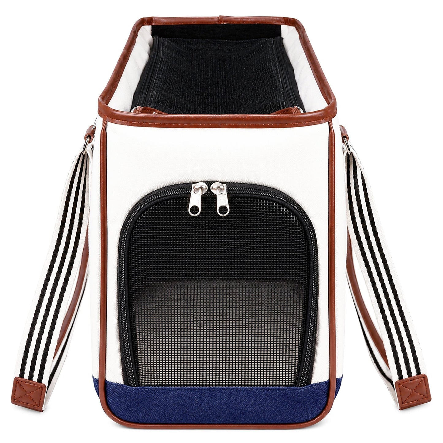 Pet Life ® 'Yacht Polo' Designer Travel Fashion Pet Dog Carrier w/ Pouch