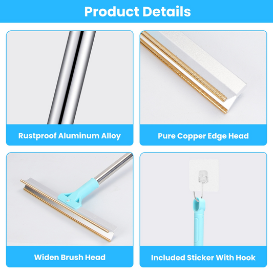 Pet Hair Removal Rake With 54.33in Adjustable Telescopic Rod Multi-Fabric Dog Cat Hair Scraper Lint Shaver For Carpet Rug Clothes Couch | Purrfect Pet Kingdom