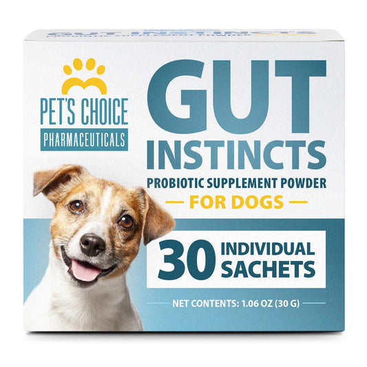 Pet's Choice Gut Instincts Probiotic Powder Packets for Dogs – Daily | Majestic Pet Kingdom™