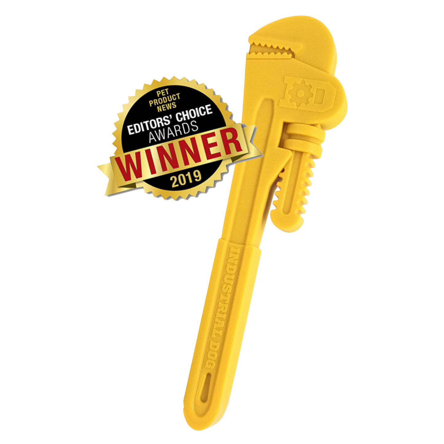 Dog Chew Toy Pipe Wrench Shape Nylon Aggressive Chewers USA